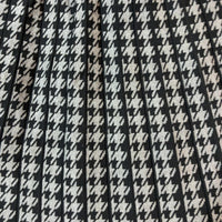 TRUBE スカート 黒 グレー M 千鳥格子 プリーツ フレア