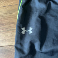 UNDER ARMOUR トラックパンツ 黒 L シャカパン 裾ジップ