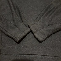 niko and... カットソー プルオーバー 黒 L ボートネック ストレッチ