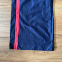 UNDER ARMOUR トラックパンツ ネイビー ピンク S サイドライン