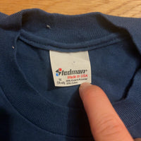 Stedman Tシャツ ネイビー M 80s USA製 ハワイ アロハ