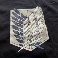 RIPPLE JUNCTION Tシャツ 黒 XL 進撃の巨人 自由の翼