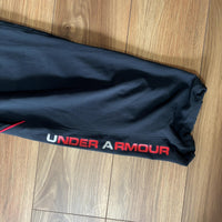 UNDER ARMOUR トラックパンツ ブラック S 赤ライン