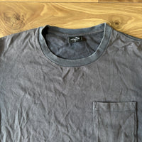 FieldCore ワークマン 長袖ポケットTシャツ グレー M 綿100% ロンT