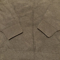 UNIQLO ウォッシャブル3Dクルーネックセーター カーキ M 3Dニット