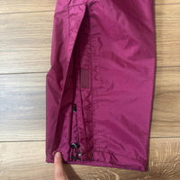 モンベル ゴアテックス ナイロンパンツ パープル M レインパンツ