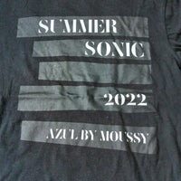 AZUL BY MOUSSY 半袖Tシャツ 黒 XL サマソニ2022 スタッフ
