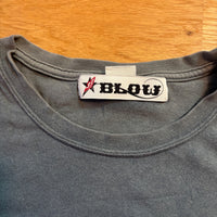 BLOW ブロウ 半袖Tシャツ グレー L 星ロゴ バックプリント Y2K