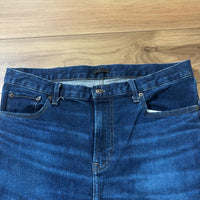 ユニクロ ストレッチジーンズ デニムパンツ ネイビー L スリムフィット