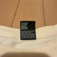 graniph Tシャツ ベージュ S モンスター グラフィック