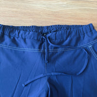 DANSKIN ダンスキン ストレッチ イージーパンツ ネイビー L レディース