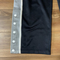 Champion トラックパンツ 黒 M サイドライン スナップボタン ジャージ
