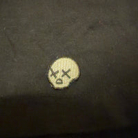 STUD MUFFIN 半袖Tシャツ 黒 M スカル刺繍 ロゴ