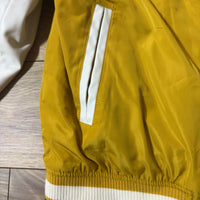 ZARA キッズ 中綿スタジャン イエロー ホワイト 160cm
