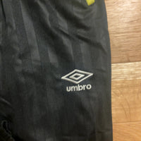 umbro ジャージ 上下セット 青 黒 150cm デサント製 シャドーストライプ