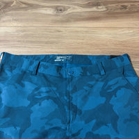 NIKE ゴルフパンツ カモフラ柄 ブルーグリーン XL ストレッチ メンズ