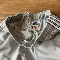 adidas トラックパンツ ジャージ グレー M スリーストライプ
