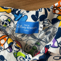 TOKYO Disney RESORT アロハシャツ 白 M キャラクター総柄