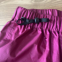 モンベル ゴアテックス ナイロンパンツ パープル M レインパンツ