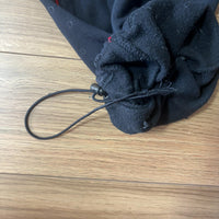 JORDAN スウェットパンツ 黒 赤 M 筑波大学 TSUKUBA 裏起毛