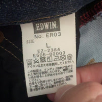 EDWIN デニムパンツ ブルー L ジャージーズ ストレッチ 日本製