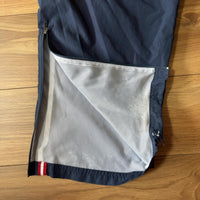 NIKE ナイキ ナイロン トラックパンツ ネイビー XL サイドライン 裏メッシュ