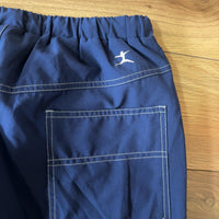 DANSKIN ダンスキン ストレッチ イージーパンツ ネイビー L レディース