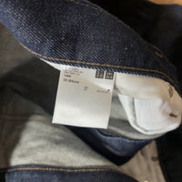 UNIQLO デニムパンツ ジーンズ ネイビー L ストレッチ スリム