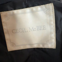 CECIL McBEE ダウンコート 黒 M フォックスファー