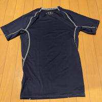 UNDER ARMOUR コンプレッションシャツ ネイビー L ヒートギア