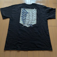 RIPPLE JUNCTION Tシャツ 黒 XL 進撃の巨人 自由の翼