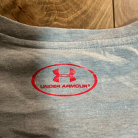 UNDER ARMOUR Tシャツ グレー L ワンポイントロゴ