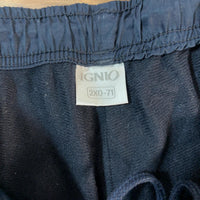 IGNIO イグニオ シャカパン 黒 3XL レディース 裏起毛 トリコット