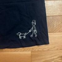 Laundry Tシャツ ネイビー S GOOD FRIENDS 犬プリント