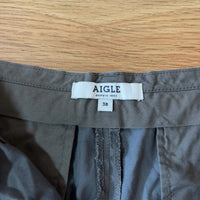 AIGLE エーグル テーパードパンツ グレー M ストレッチ レディース