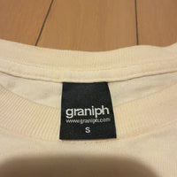 graniph Tシャツ ベージュ S モンスター グラフィック
