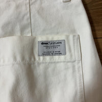 ZARA ホワイトデニムパンツ M メンズ 白 ジーンズ 一部変色あり