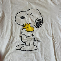 UNIQLO UT Tシャツ 白 M KAWS PEANUTS スヌーピー