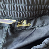 UNDER ARMOUR トラックパンツ ネイビー ピンク S サイドライン