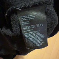 H&M 天使グラフィックプリント スウェットパーカー ブラック XS