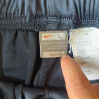 NIKE ジャージパンツ ネイビー L メンズ サイドライン