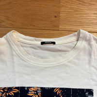 DENHAM デンハム Tシャツ 白 XS ボックスロゴ 花柄