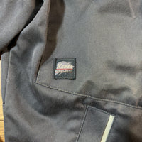 ジーベック ワークジャケット ブルゾン グレー L バックプリント