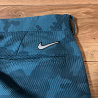 NIKE ゴルフパンツ カモフラ柄 ブルーグリーン XL ストレッチ メンズ