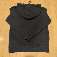 H&M 天使グラフィックプリント スウェットパーカー ブラック XS