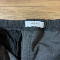 INHERIT クライミングイージーパンツ グレー L ストレッチ ベルト付