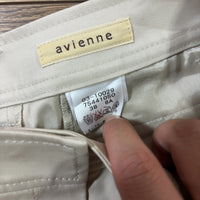 avienne アヴィエンヌ スラックス パンツ ベージュ M センタープレス