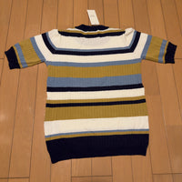 Te chichi テチチ 半袖リブニット マルチボーダー F 未使用