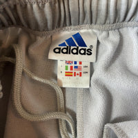 adidas トラックパンツ ジャージ グレー M スリーストライプ