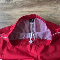 UNDER ARMOUR トラックパンツ 赤 L サイドライン